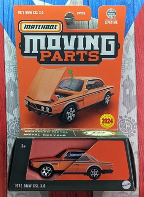 '24 MATCHBOX 1973 BMW CSL 3.0 1:64 SCALE MOVING PARTS SERIES USA STOCK!!