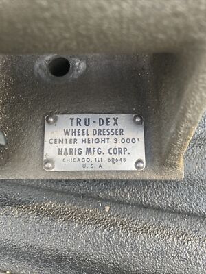 Harig 030-100 TRU-DEX Precision Grinding Wheel Diamond Harig 030-100 TRU-DEX Precision Grinding Wheel Diamond