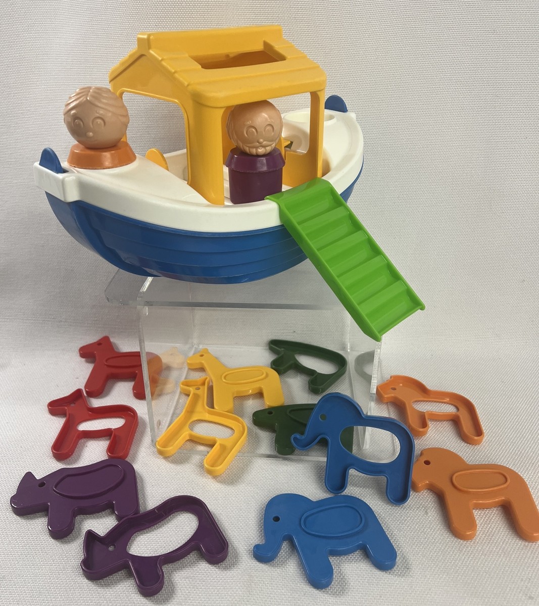 Bath Toy Tupperware Noah's Ark Set Tuppertoys Noah's Ark Play
