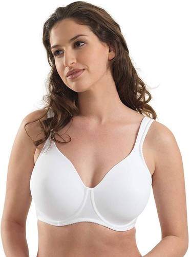 Reggiseno con ferretto Leading Lady BIANCO leggermente imbottito con contorno, US 52G, UK 52F - Foto 2 di 3