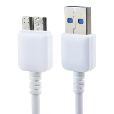 White USB 3.0 Data Cable Cord for WD My Cloud WDBCTL0030HWT Hard Drive Disk HDD