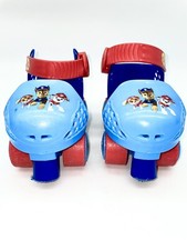 Playwheels PAW PATROL Kids Roller SKates ADJ Over Shoes Size 6-12 Blue