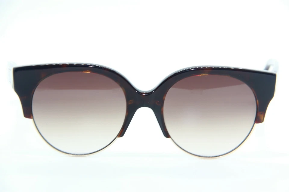 NUEVAS GAFAS DE SOL ALEXANDER MCQUEEN McQ MQ 0048S 002 MARRÓN DEGRADADO AUTÉNTICAS 54-20 Foto 2 de 3