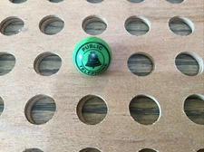 Vintage | "Public Telephone" | Black Print on Green Marble