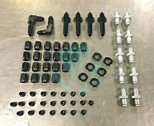 Brake Line Tuck Kit Black (Fittings Only) For Honda 88-00 Acura Integra 90-01 