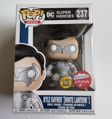 Funko Pop! DC Comics Kyle Rayner White Lantern #237 Fugitive Toys Glow Exclusive