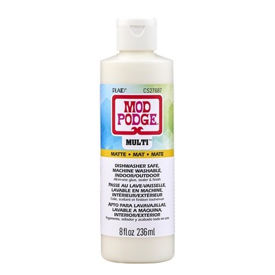 Mod Podge Matte Multi-Surface All-in-One Glue, Sealer, and 8 oz,