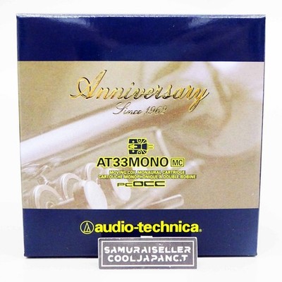 Audio-technica AT33MONO MC Type Moving Coil Monaural Cartridge from Japan NEW