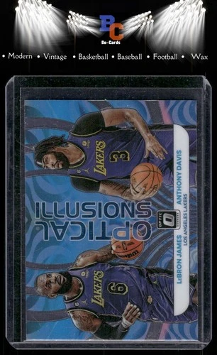 2022-23 Donruss Optic #3 LeBron James / Anthony Davis Optical Illusions