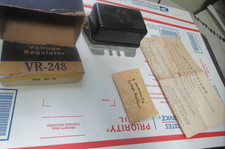 Vintage Nos Vr-248 Three Unit Voltage Current Regulator 6 Volt 50-62 Amperes Vintage Nos Vr-248 Three Unit Voltage Current Regulator 6 Volt 50-62 Amperes