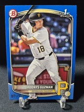 2025 Bowman Draft Adonys Guzman 1st Bowman Blue Paper /150 #BD-126 Pirates