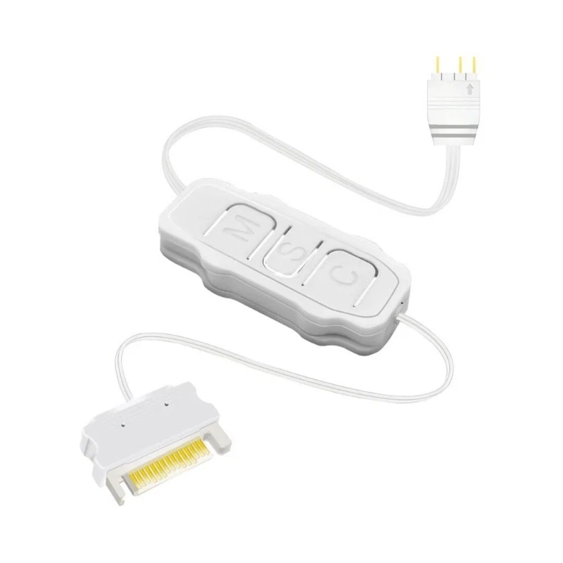 5V 3Pin to ARGB Adapters Controllers Computer Fan LED Lighting Cooling - Image 3 of 4