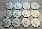 1976 Kennedy Half Dollar (12 coins) 1776-1976 Bicentennial Coins-free Shipping