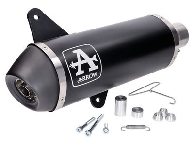 Endschalldämpfer Arrow Urban Aluminium schwarz für Vespa GTS 300 4T LC Euro5 202