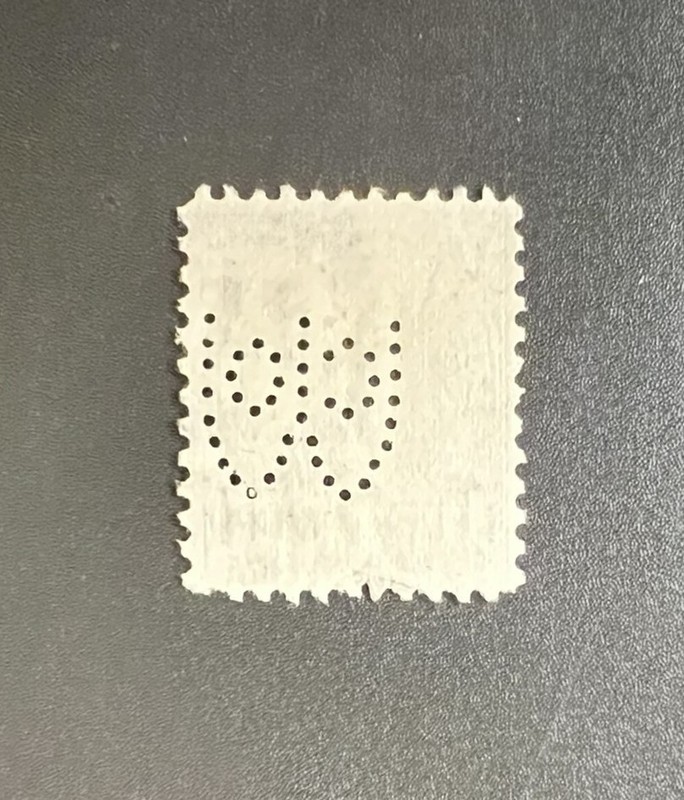US Perfin Stamp 1922 Pattern W060 The White Motor Company Rated E