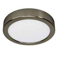 Moderne Flache Deckenleuchte Weiß Nickel 1X11W Led 1350Lm 3000K IP20