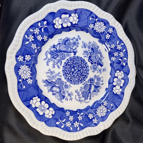 Spode Blue Room Collection Trophies Regency Serie EUC 10 7/8" Essteller - Bild 18 von 20