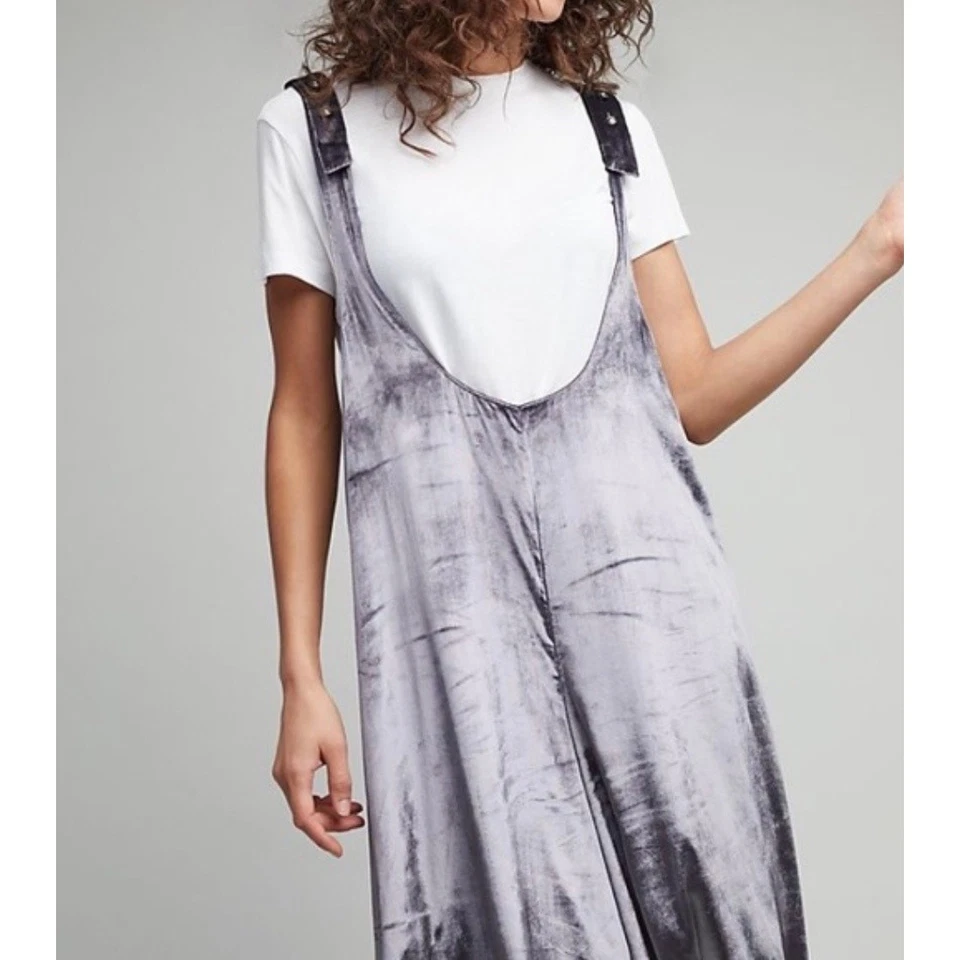 Maeve Anthropologie Velvet Jumpsuit Size XS - Image 2 of 4