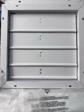 2 Qty Master Flow Attic Exhaust Ventilation, Gable End Shutter SGM20. 19in* 19in