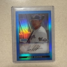 2009 Bowman - Chrome Prospects Jose Duran #BCP69 Blue Refractor /150 (RC)