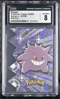 GENGAR 2000 Topps Pokemon #EV06 Series 3 Die-Cut CGC 8 NM/Mint