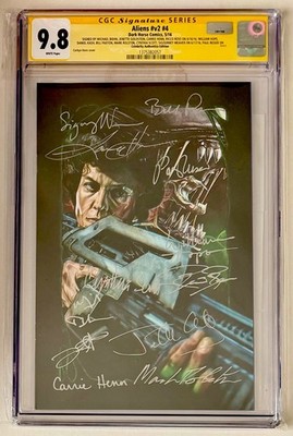 ALIENS v2 #4 • CGC SS 9.8 • SIGNED x12 • PHOTO COA's • CELEBRITY