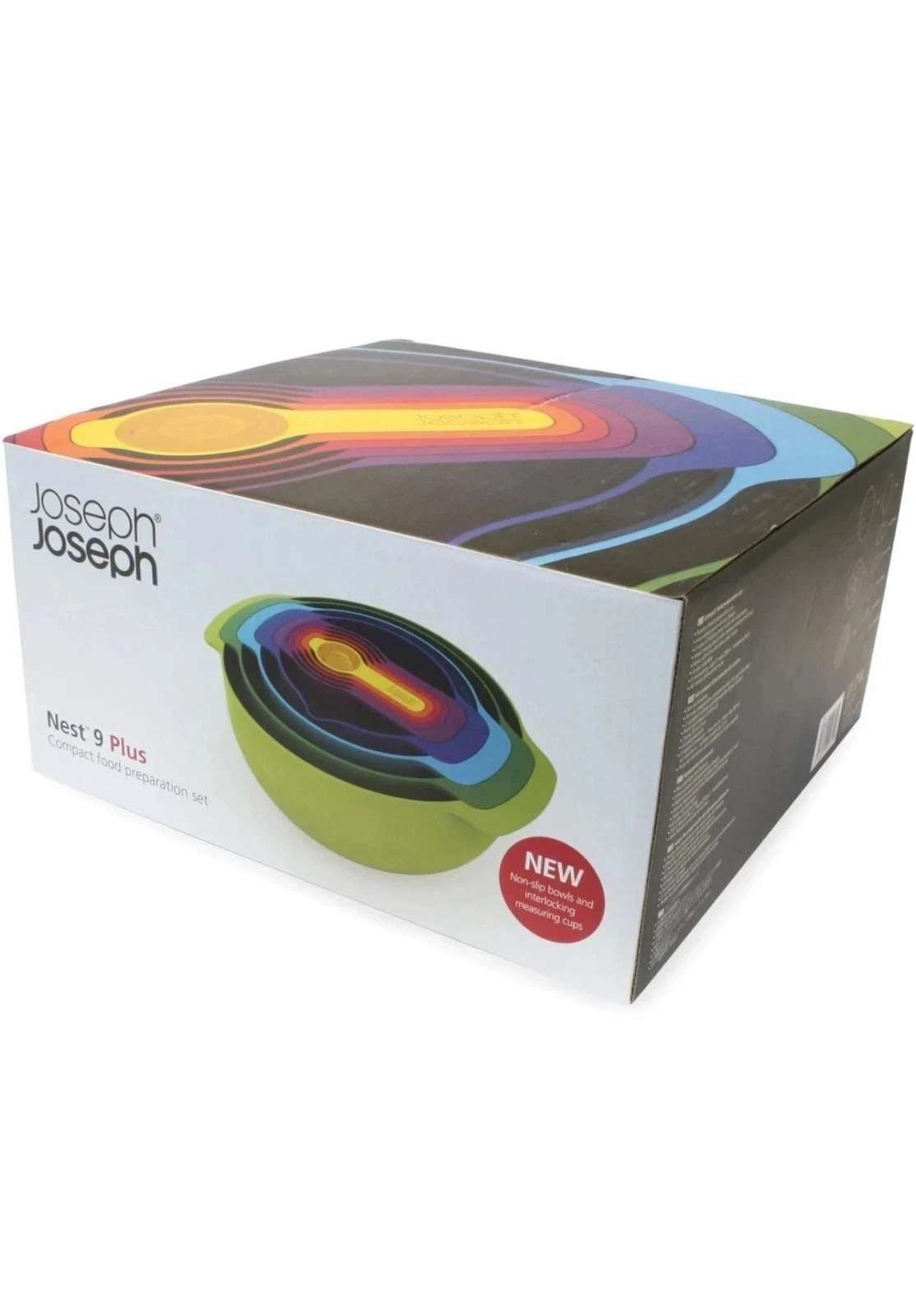 Joseph Joseph Nest 9 Plus Compact Food Preparation Set -Mixing Bowls, Colander
Opens in a new window