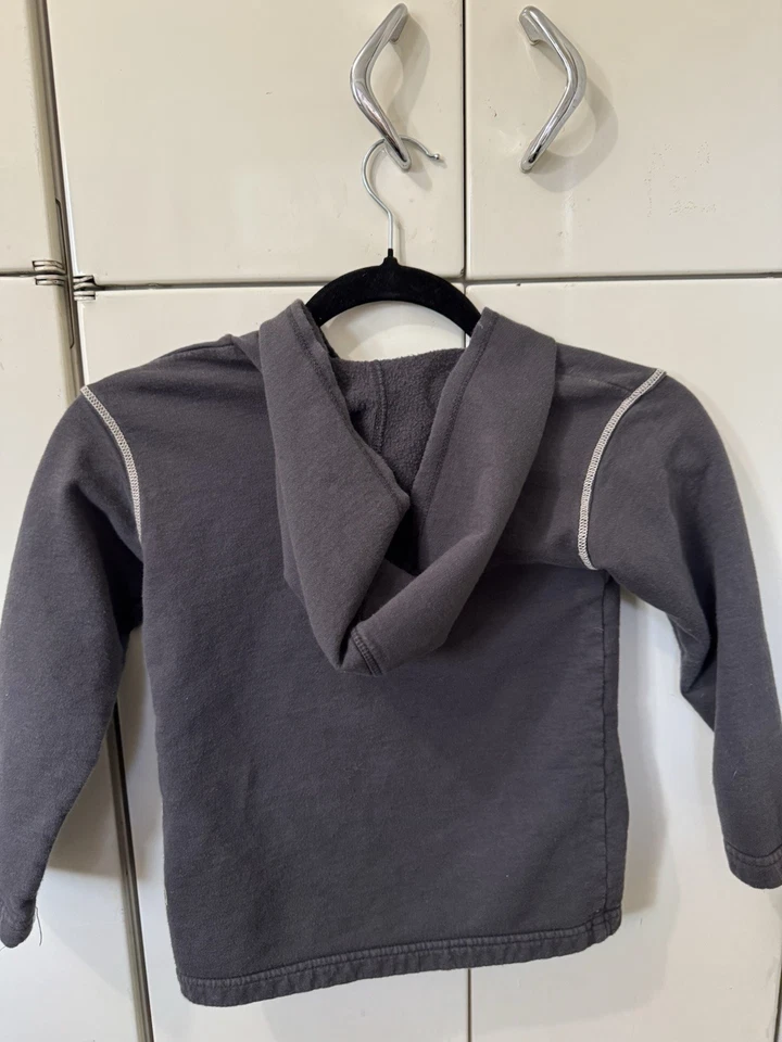 Vintage Y2K Retired 100% Cotton Robot Hoodie Size 4 Kids Charlie Rocket Zip Boys - Image 2 of 4