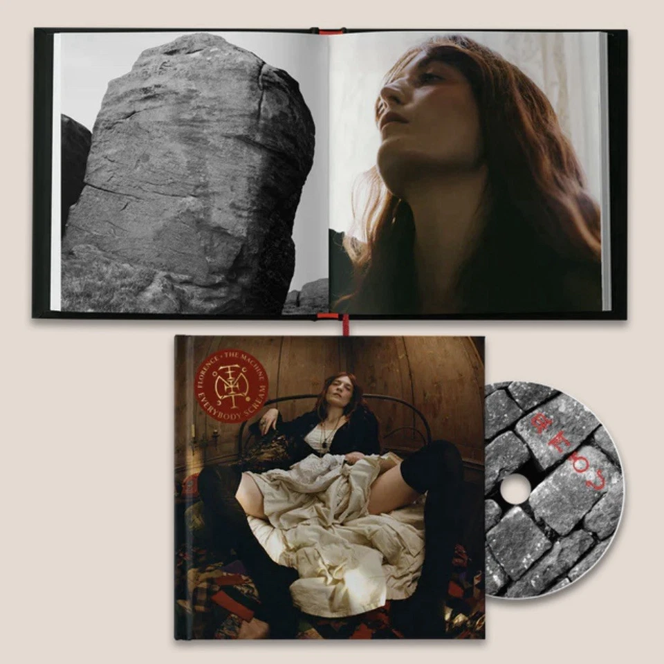 Florence And The Machine - Everybody Scream Chamber Edition CD Signed 12” Print - Image 2 of 3