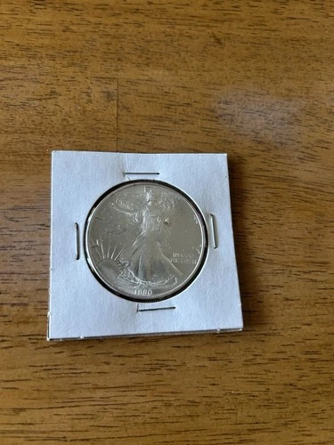 1990 American Silver Eagle 1 oz .999 Fine Silver Bullion Uncirculated