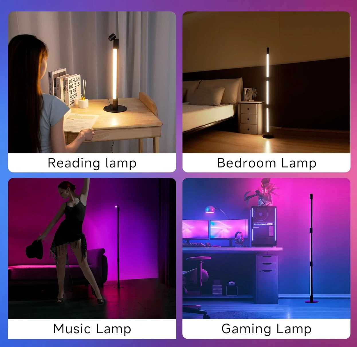 SANBEN RGB Smart Corner Lamp - packaging and contents overview