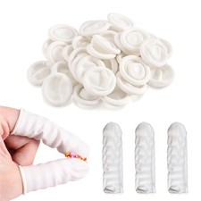 50 100 Finger Cots Latex Rubber Fingertip Protectors Disposable DIY Tools
