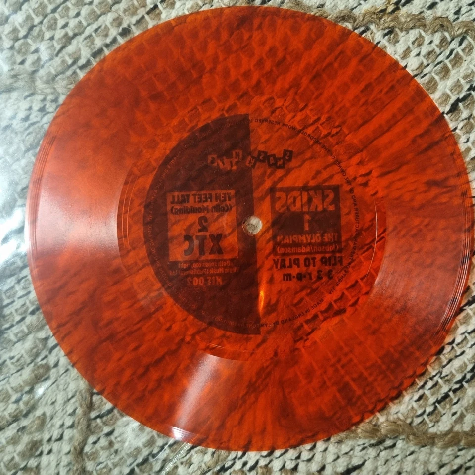 Skids / XTC – The Olympian / Ten Feet Tall 1980 Smash Hits Flexi New Wave - Image 3 of 4