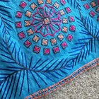 French Connection Vintage A-line Skirt Vibrant Blue Embroidered Summer OOTD US2 — photo 3