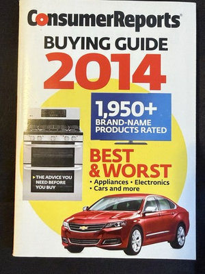 #ad Consumer Reports Buying Guide 2014 Best amp; Worst 1950 Rated Products $9.95