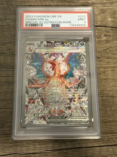 Charizard ex 223/197 SV03: Obsidian Flames SIR PSA 10