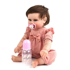 18" Newborn Baby Dolls Silicone Vinyl Realistic Girls Handmade Doll Xmas Gift