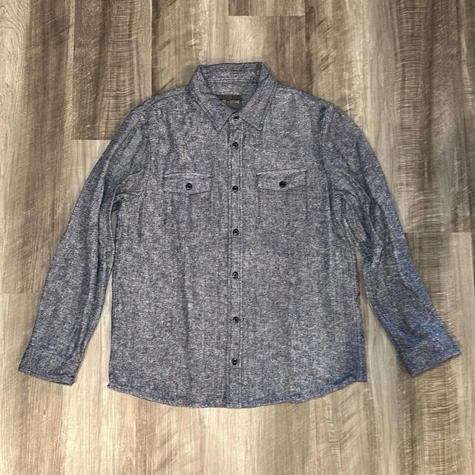 Slate & Stone Long Sleeve Button Down Shirt Jacket - Medium - Image 2 of 4