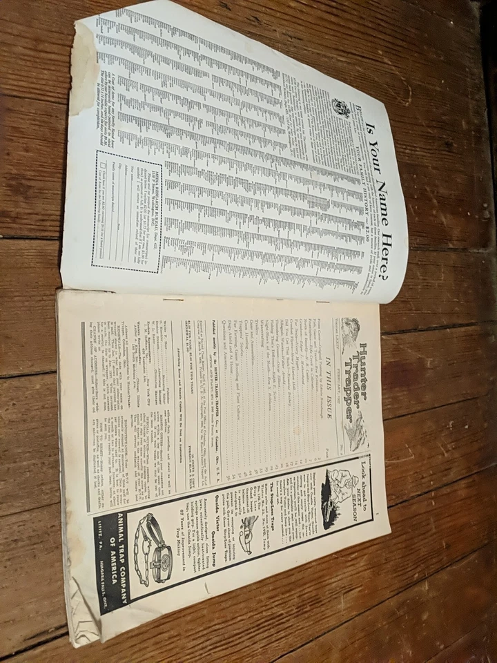 HUNTER TRADER TRAPPER FEBRUARY MAGIZINE VTG RARE AD SPORTS SPORTSMAN - Image 4 of 4