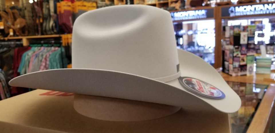 Chapeau De Cowboy American Hat Company 10x Silver Sand - Taille 7, Neuf