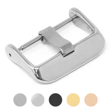 StrapsCo Stainless Steel Tang Watch Strap Band Buckle
