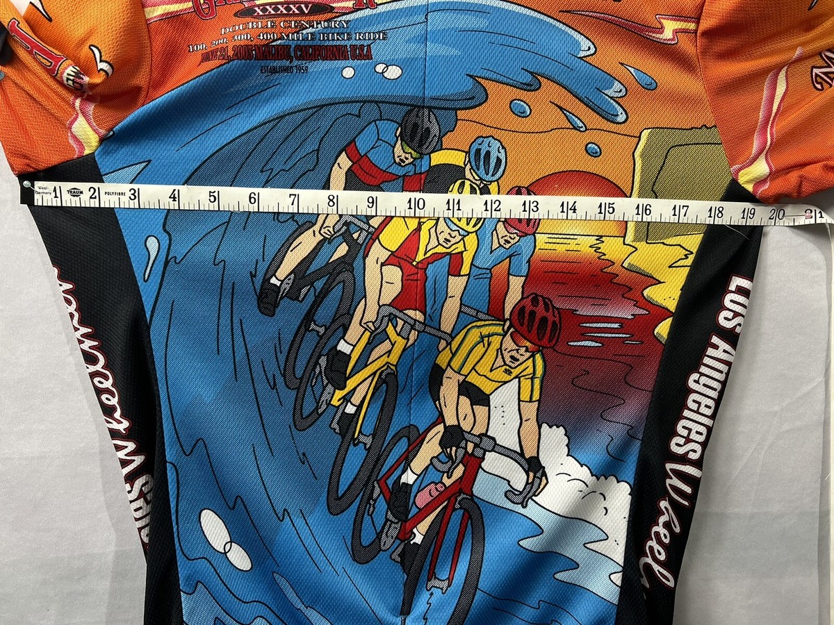 Maillot Cycliste Vintage Système U 1984 - La Cana - Taille M - Rouge