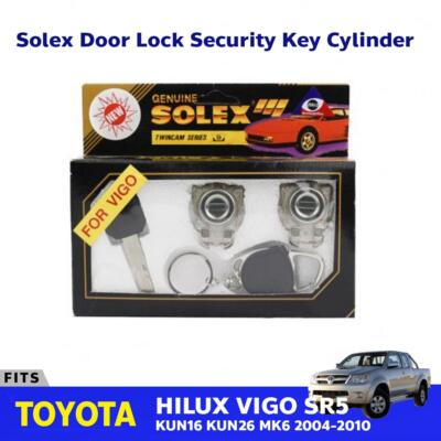 For Toyota Hilux Vigo SR5 2D Pickup UTE 2004-10 Solex Door Lock Flat Key Set G06
