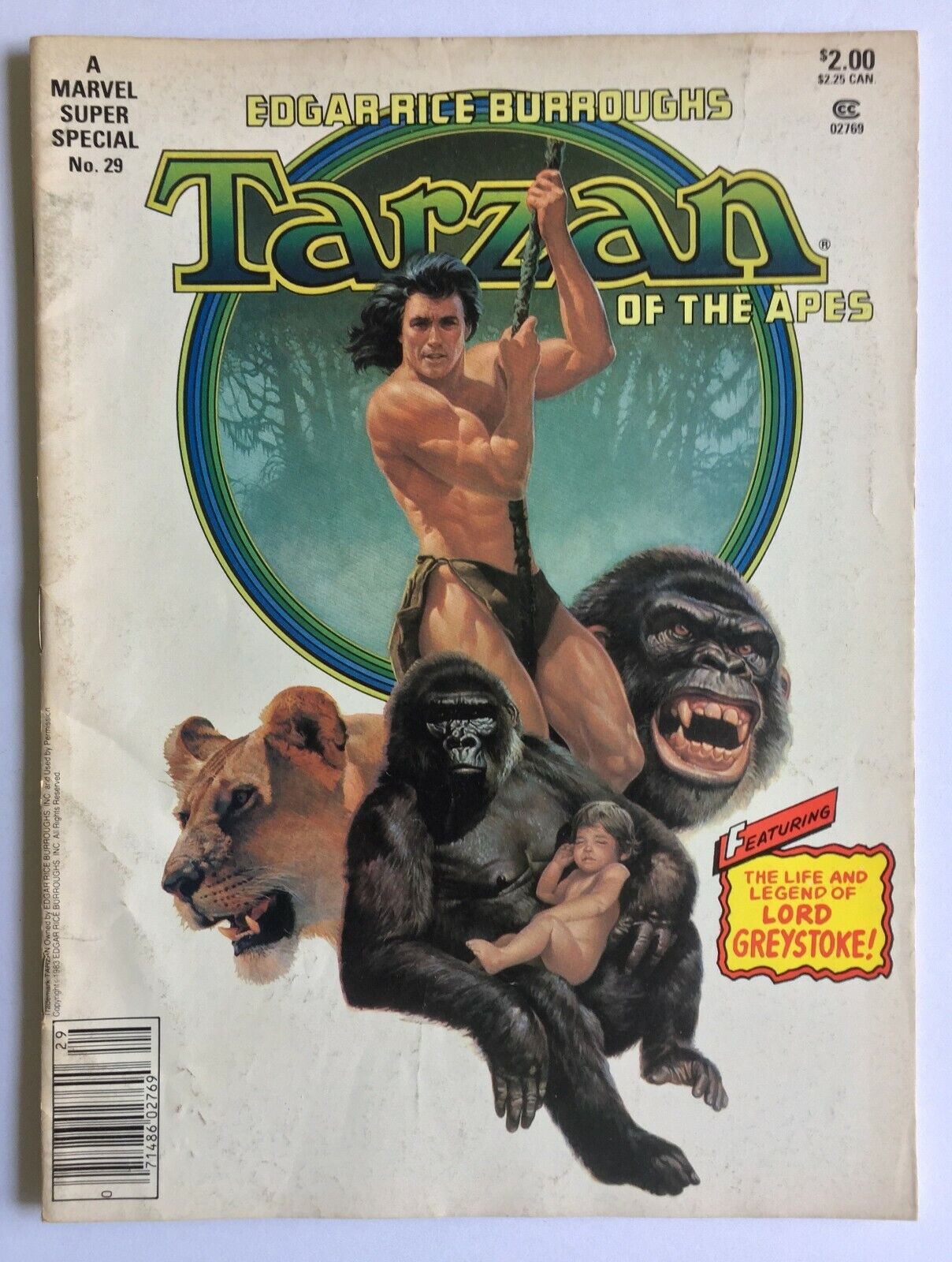 Marvel Comics Super Special - Tarzan of the Apes #29 (Jul 1984, Marvel)