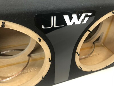 JL Audio 12W6v3 dual sealed sub box SPECIAL EDITION with black