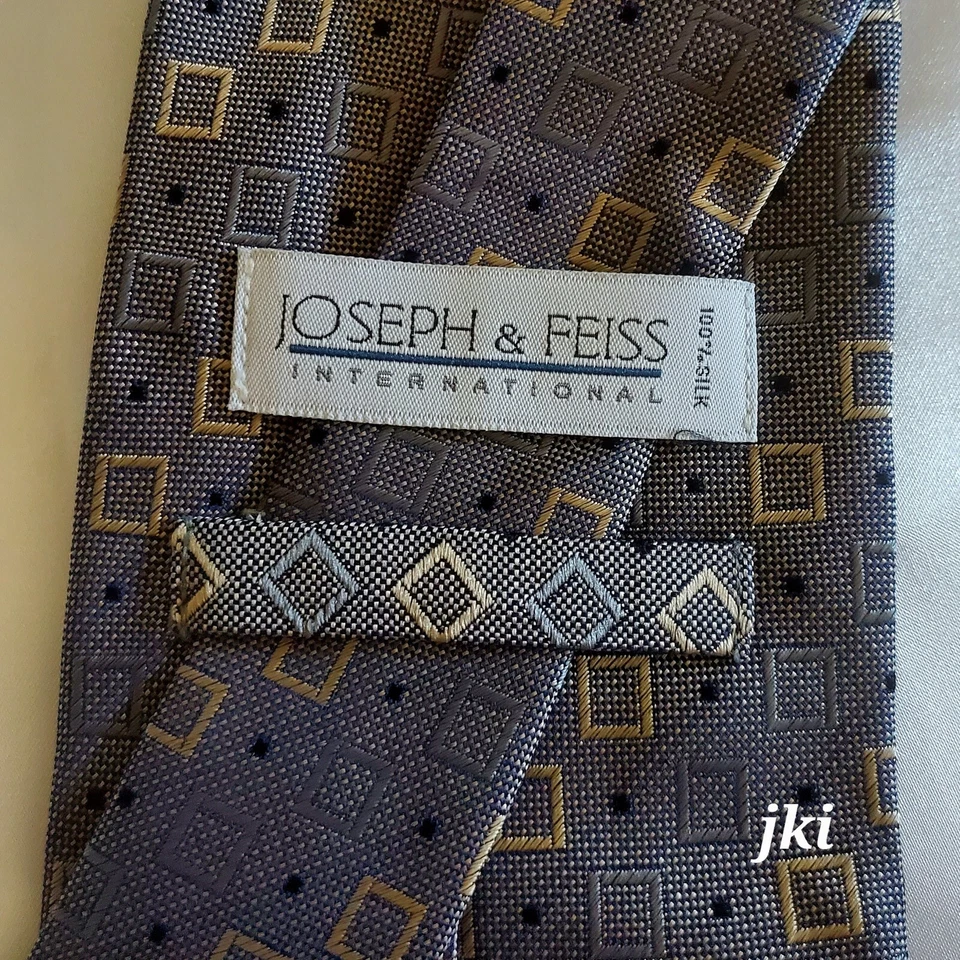 Joseph And Feiss International Men's Necktie Silk Wide Classic - Image 3 of 4