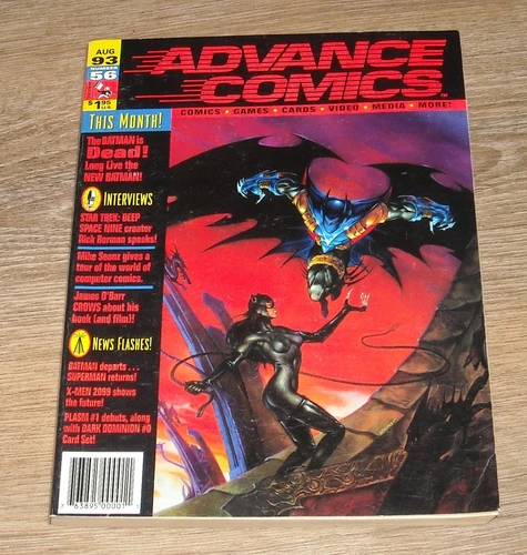 August 1993 ADVANCE COMICS INDUSTRY MAGAZINE #56 NEW BATMAN X-MEN 2099 STAR TREK