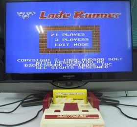 Nintendo Famicom Console USB Power AV Cable Cleaned Tested + 6Game software