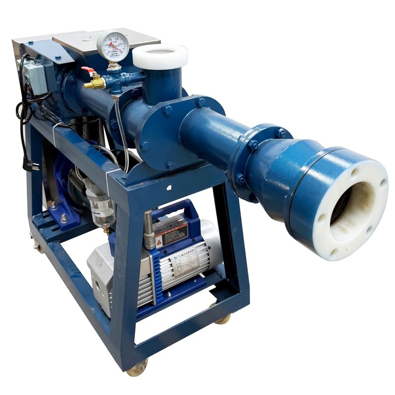 Two Shaft Clay Vacuum Pug Mill Ceramic Clay Extruder Mixing Machine Dia. 3.9inch