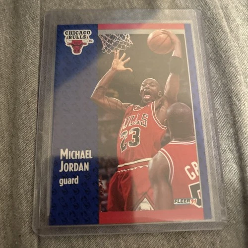 1991-92 Fleer Michael Jordan #29 - Chicago Bulls HOF